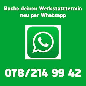 Werkstatttermin neu per Whatsapp buchen